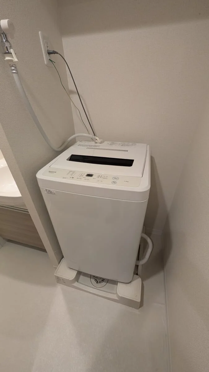 洗濯機完備♪