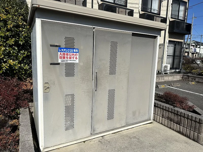 入居者様専用ゴミ庫となります