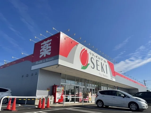 ドラッグストアセキ阿見店まで600m