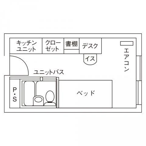 ◆居室内にもユニットバス完備♪