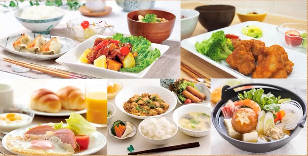 ◆バランスのとれた出来立てのお食事を毎日提供しております♪（朝食264円/夕食528円）