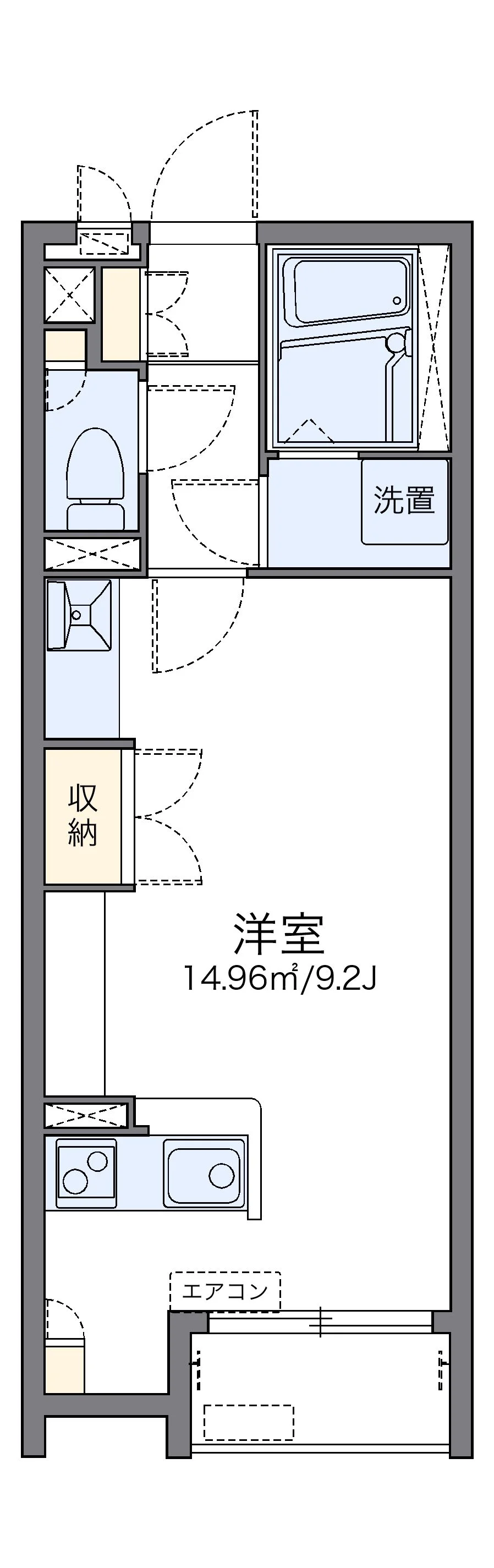 代表的な間取のため実際の間取とは異なる場合があります