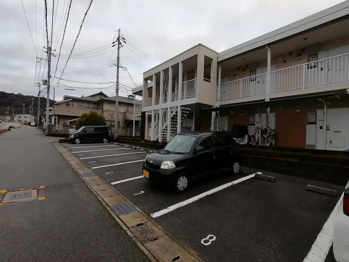 広々とした駐車場です。