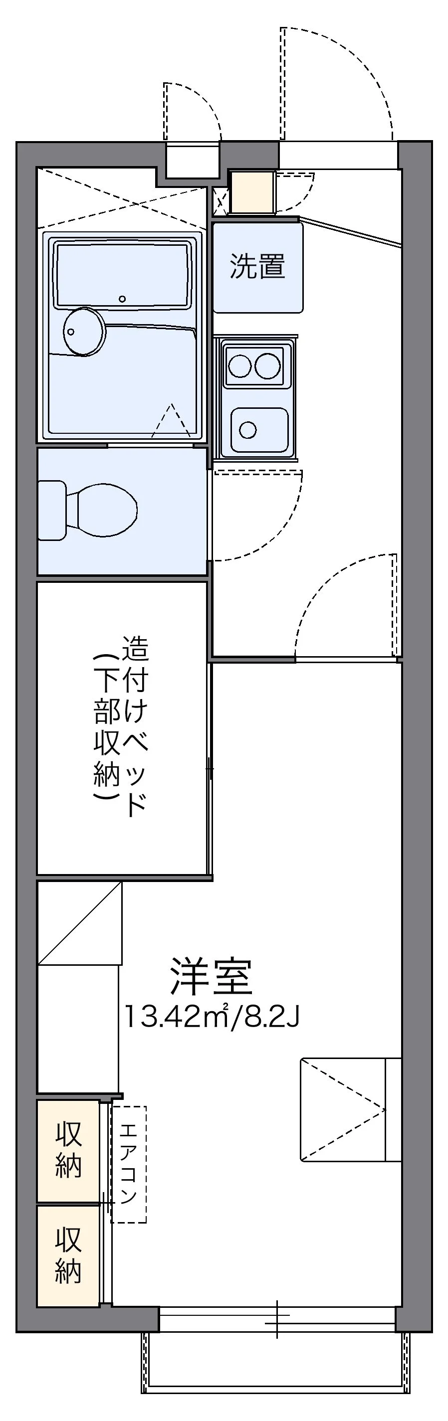 代表的な間取のため実際の間取とは異なる場合があります