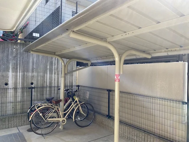 駐輪場です。
