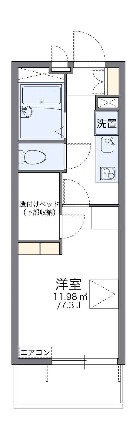 代表的な間取のため実際の間取とは異なる場合があります