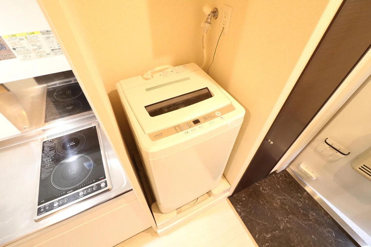 室内洗濯機完備によりお手軽に引越しが可能！