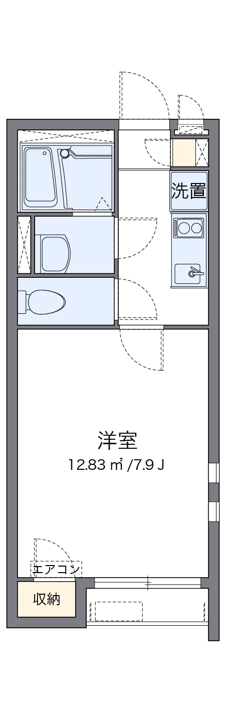 代表的な間取のため実際の間取とは異なる場合があります