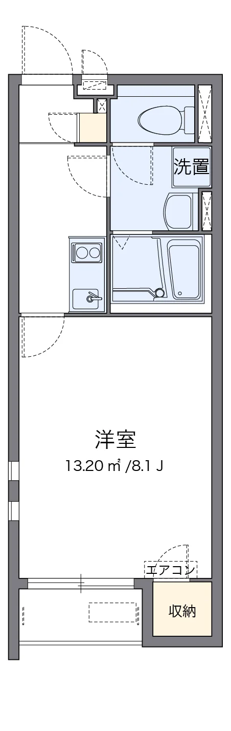 代表的な間取のため実際の間取とは異なる場合があります