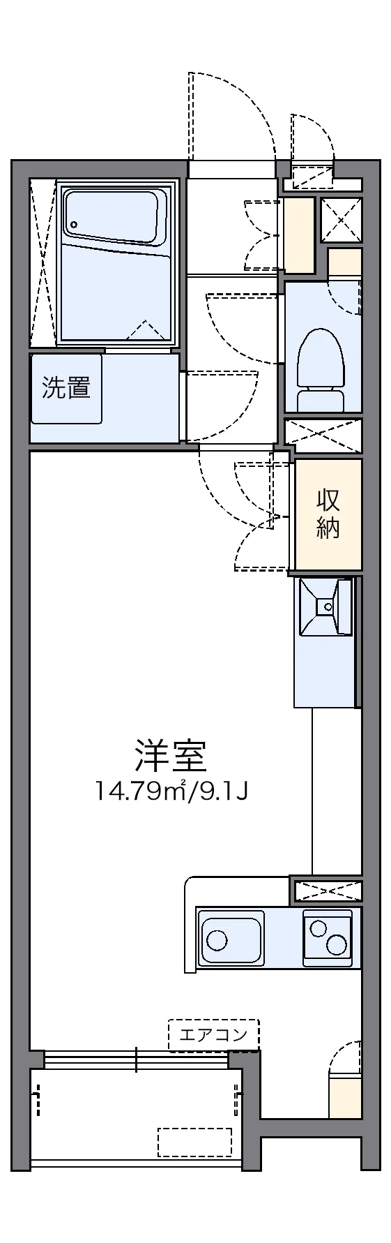 代表的な間取のため実際の間取とは異なる場合があります