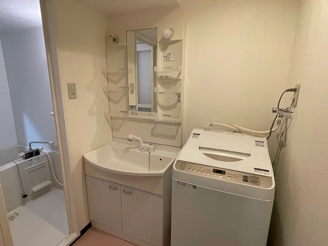 独立洗面台・洗濯機