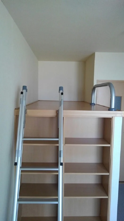 150m程の高さにベッドスペースがございます。