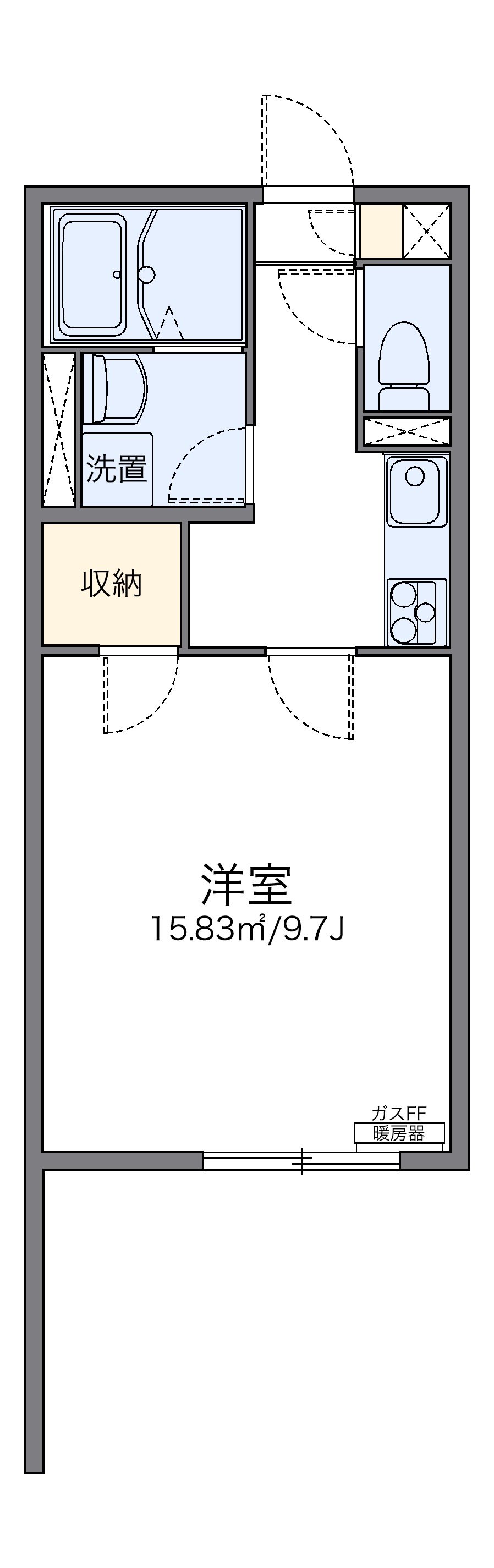 代表的な間取のため実際の間取とは異なる場合があります