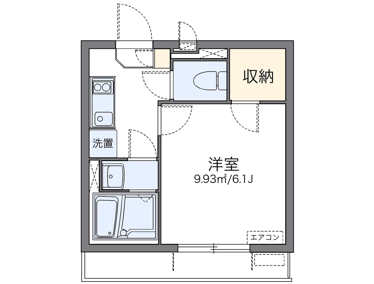 代表的な間取のため実際の間取とは異なる場合があります