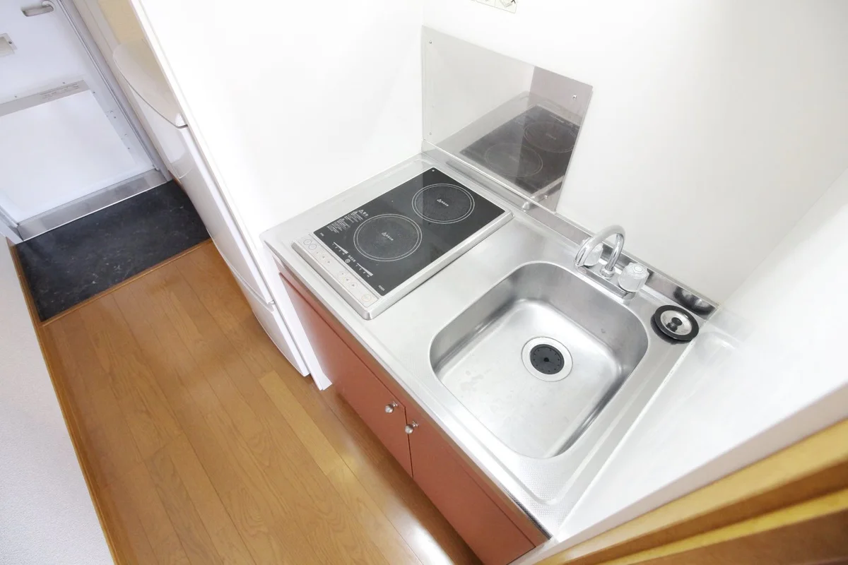 ２口コンロのラジエントヒーターはお手入れ簡単♪