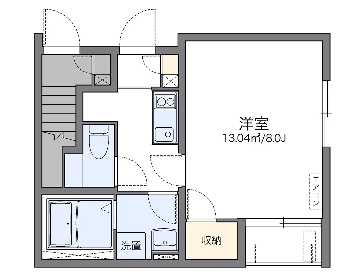 代表的な間取のため実際の間取とは異なる場合があります