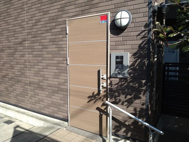 オートロックゲート・防犯カメラ設置