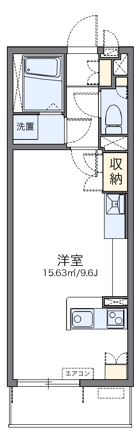 代表的な間取のため実際の間取とは異なる場合があります