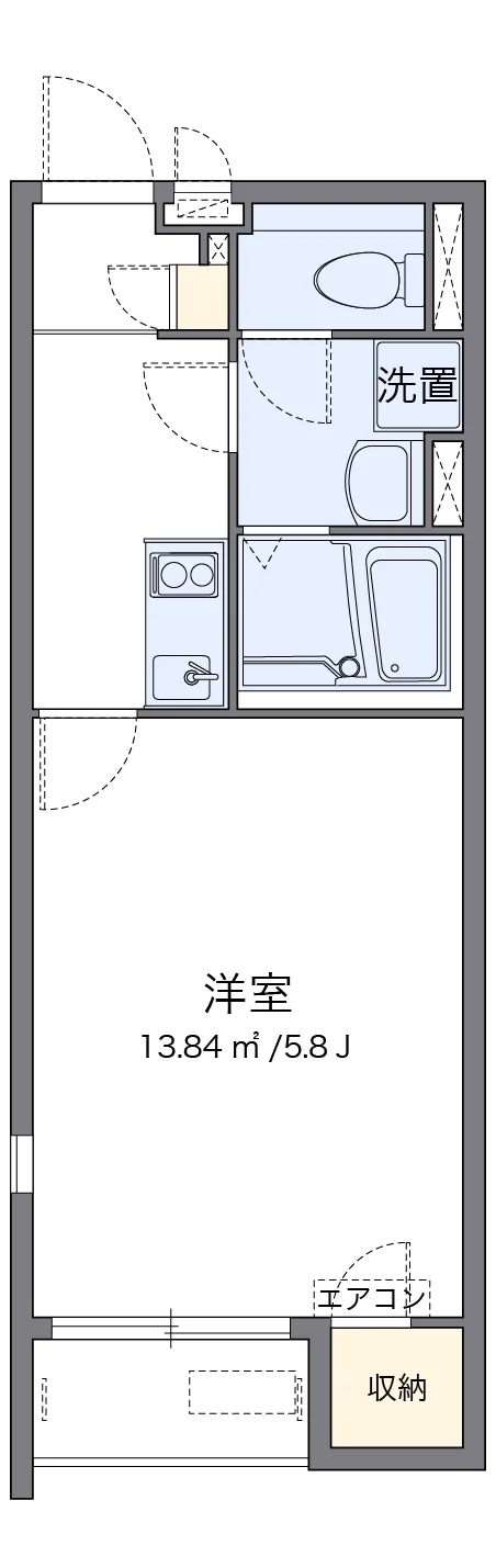 代表的な間取のため実際の間取とは異なる場合があります