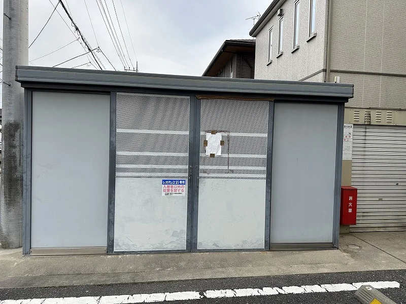 入居者様専用ゴミ庫となります