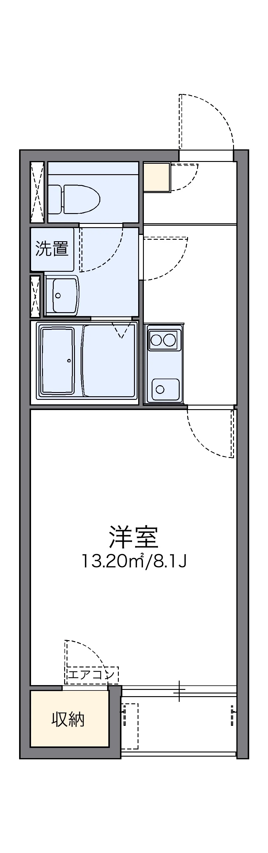 代表的な間取のため実際の間取とは異なる場合があります