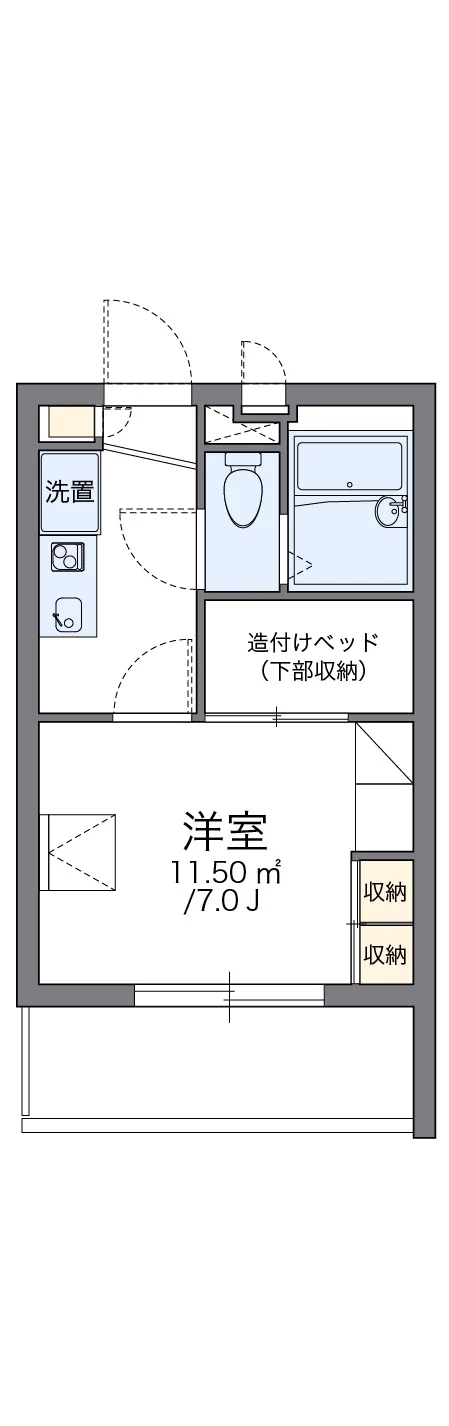 代表的な間取のため実際の間取とは異なる場合があります