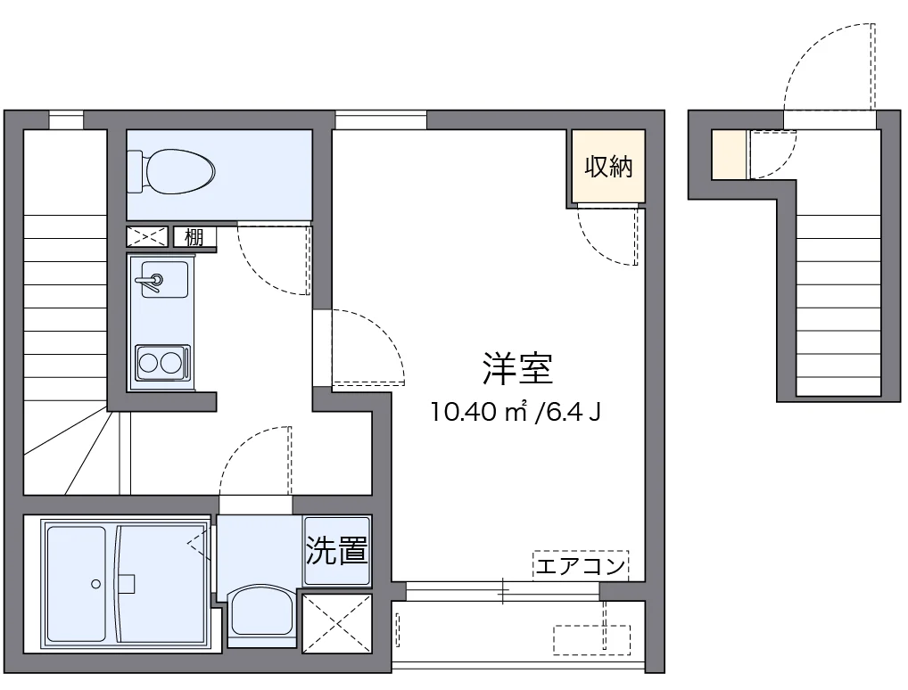 代表的な間取のため実際の間取とは異なる場合があります