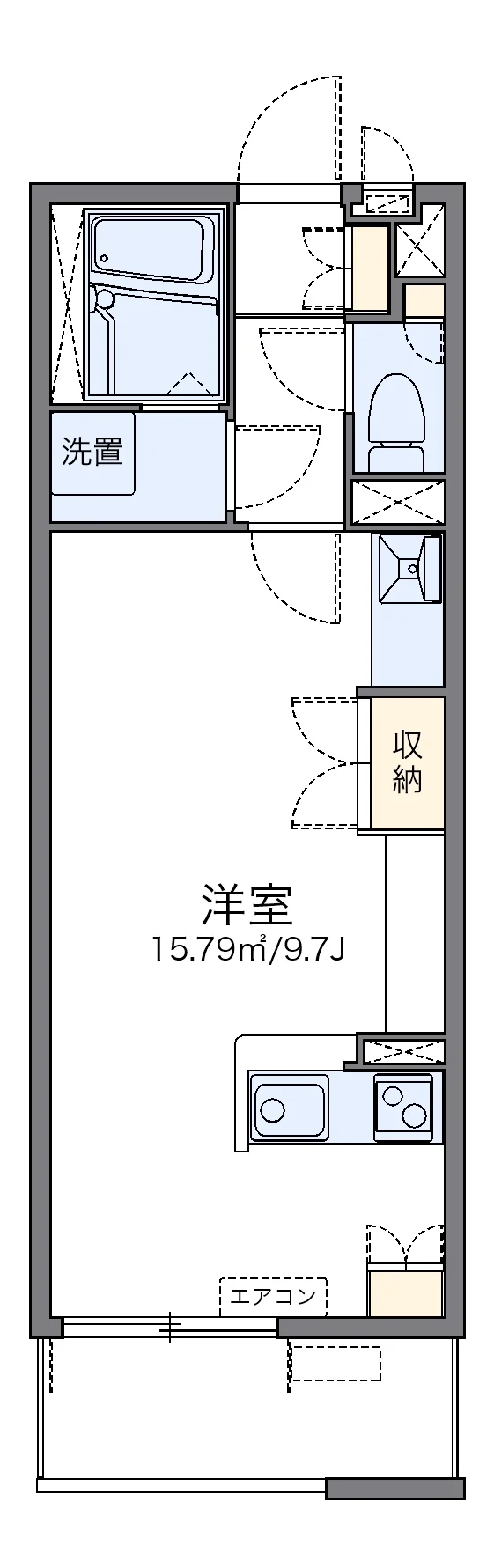 代表的な間取のため実際の間取とは異なる場合があります