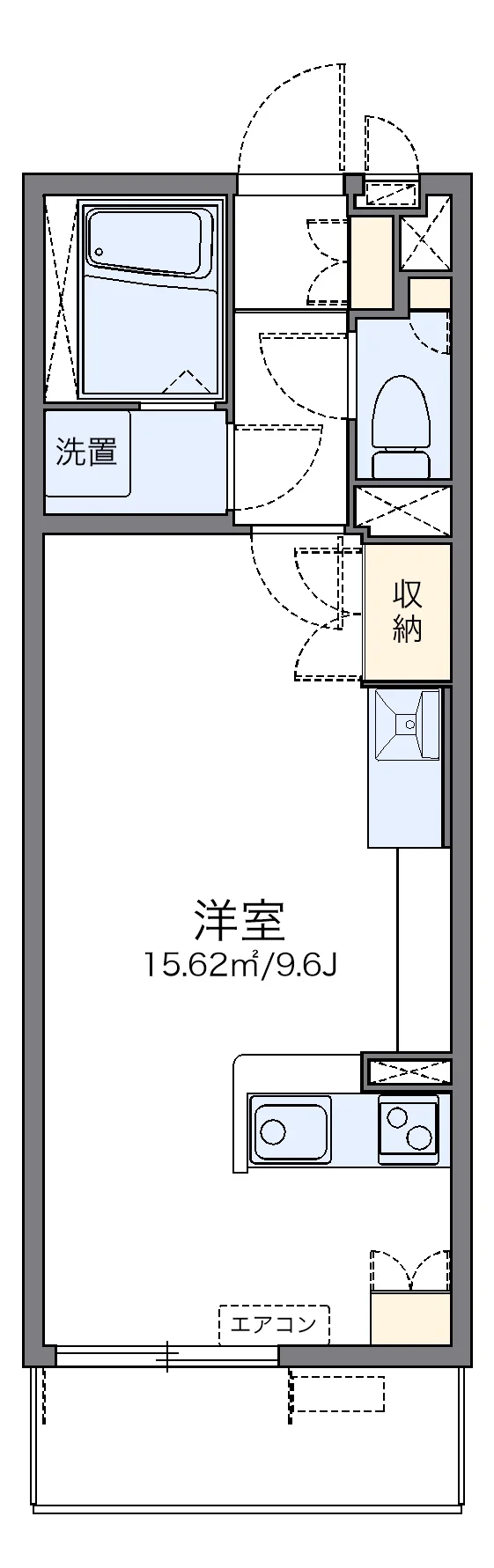 代表的な間取のため実際の間取とは異なる場合があります