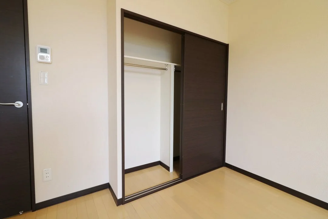 大型クローゼットにより女性の方でも収納が安心！