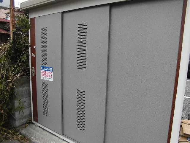 入居者様専用ゴミ庫です。