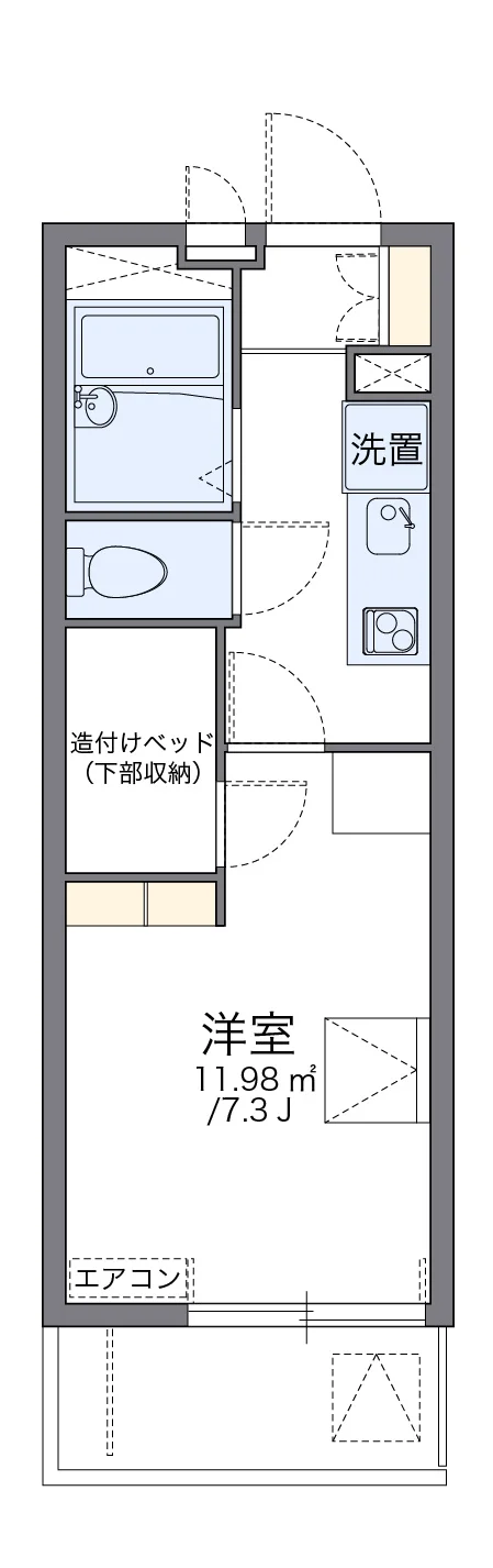代表的な間取のため実際の間取とは異なる場合があります