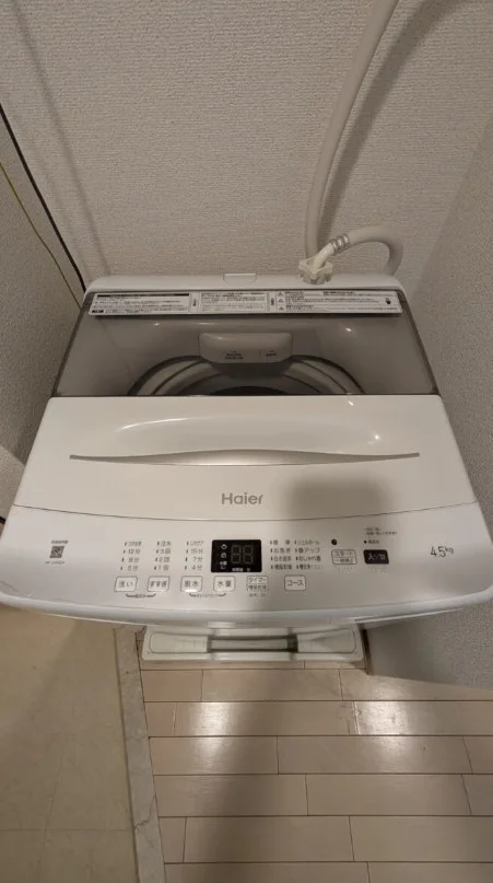 洗濯機も完備♪