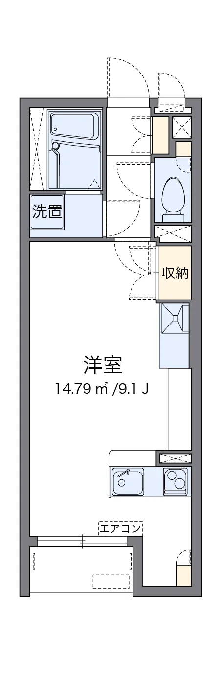 代表的な間取のため実際の間取とは異なる場合があります