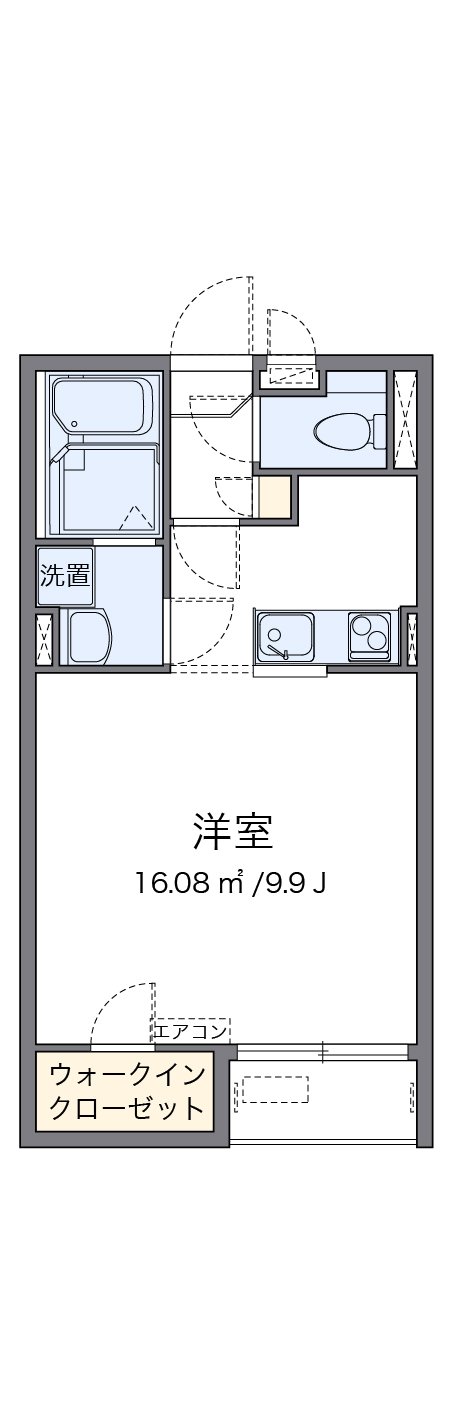 代表的な間取のため実際の間取とは異なる場合があります
