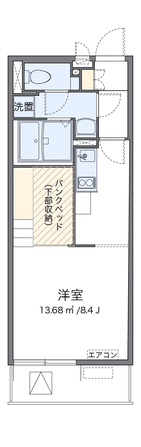 代表的な間取のため実際の間取とは異なる場合があります
