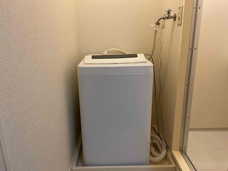 ※同タイプ部屋の写真となります（洗濯機）