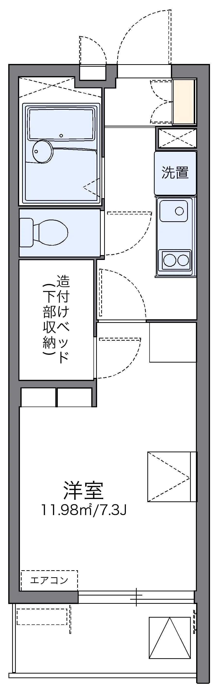 代表的な間取のため実際の間取とは異なる場合があります