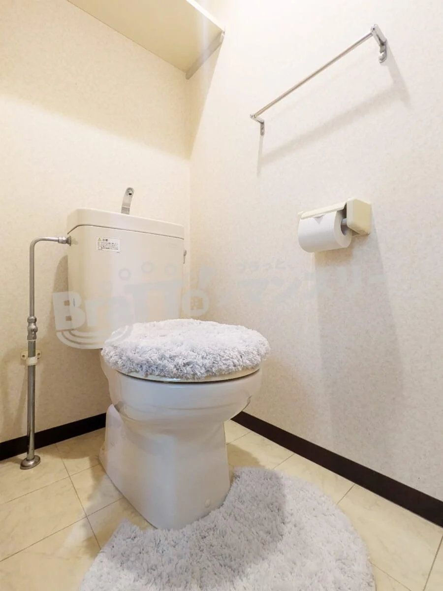 トイレも広々！