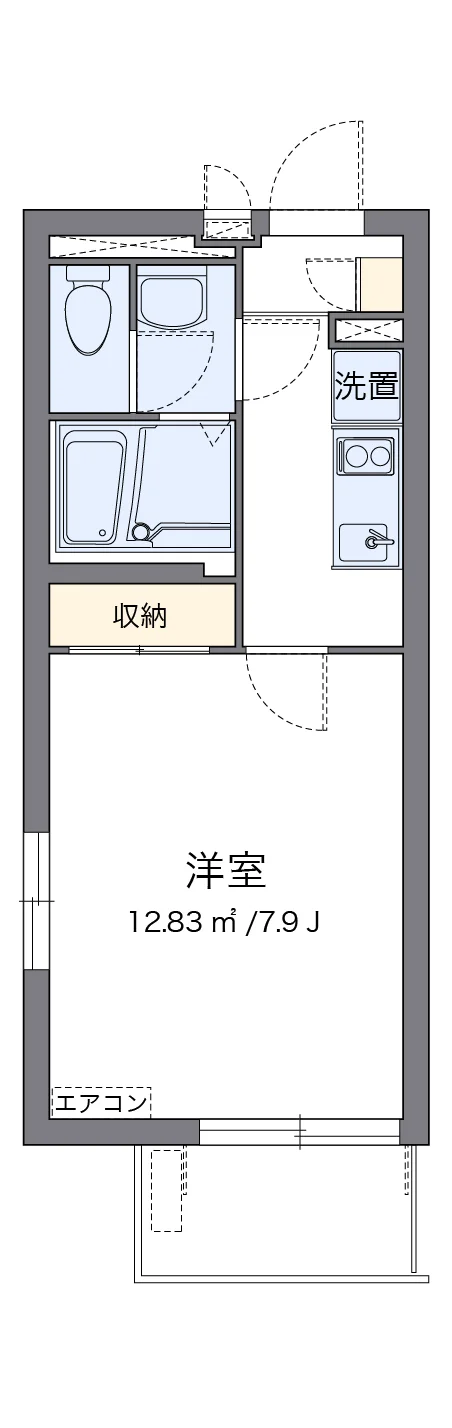 代表的な間取のため実際の間取とは異なる場合があります