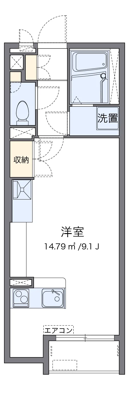 代表的な間取のため実際の間取とは異なる場合があります