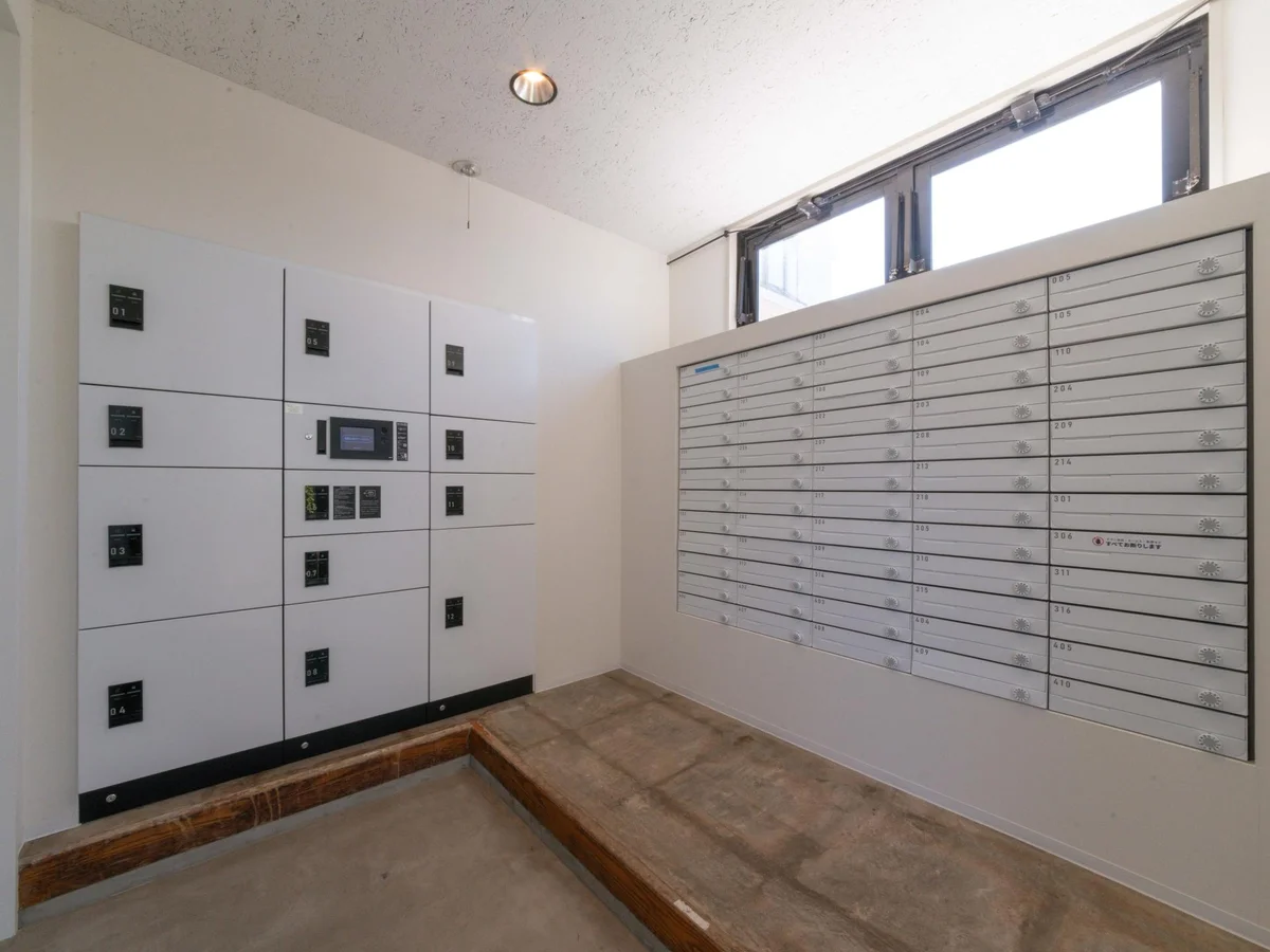 宅配ボックスもありますよ。