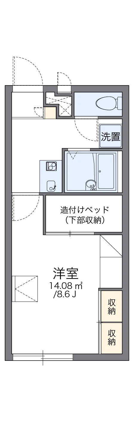 代表的な間取のため実際の間取とは異なる場合があります