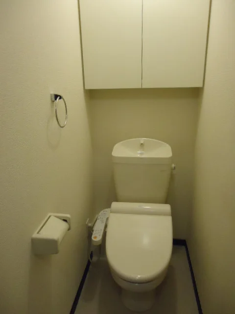 温水洗浄便座つきトイレです。