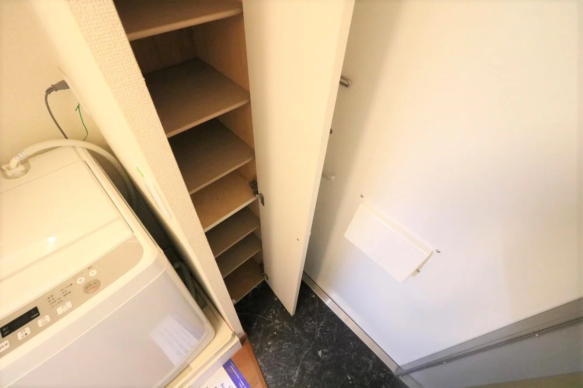 シューズボックス完備により女性でも安心