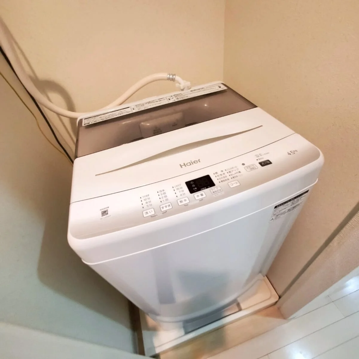 洗濯機も完備♪