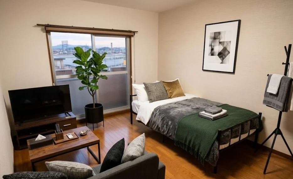 弊社の米子市ウィークリーマンションおよび米子市マンスリーマンションでは、ご利用いただく際に必要な家具や家電製品に加え、様々な備品を完備しております。これにより、ご利用当日から快適にお過ごしいただけるように配慮しております。