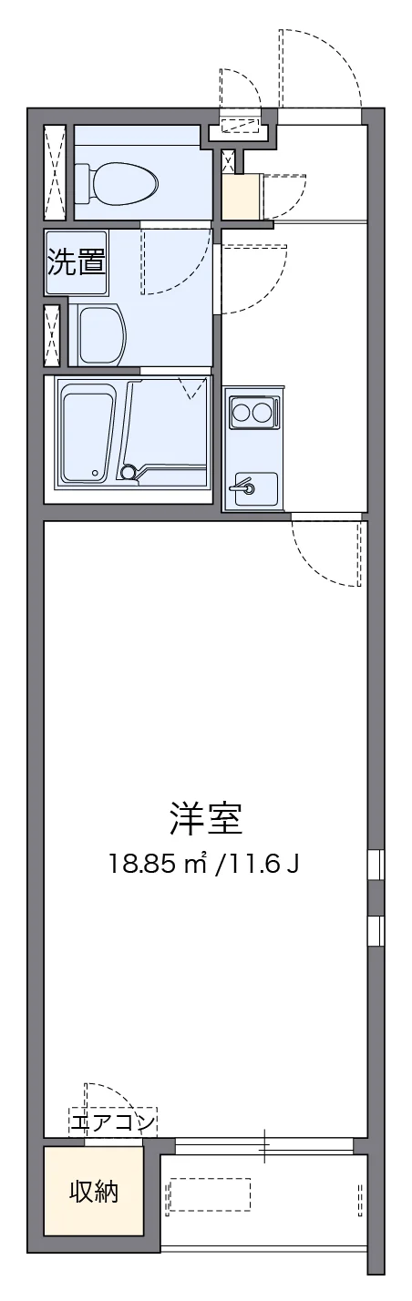 代表的な間取のため実際の間取とは異なる場合があります