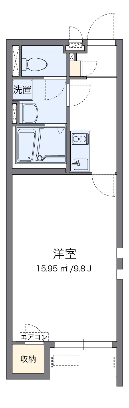 代表的な間取のため実際の間取とは異なる場合があります
