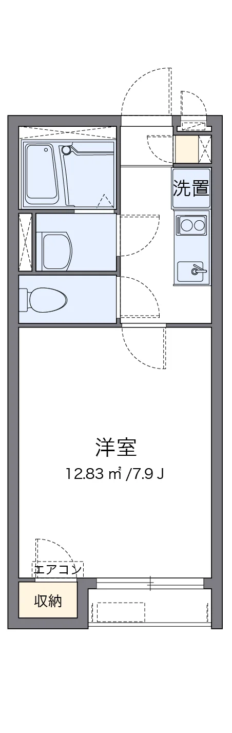 代表的な間取のため実際の間取とは異なる場合があります